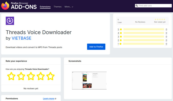 SnapSave Firefox Extension